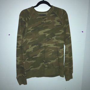 American Eagle Camo Crew Neck Sweatshirt
